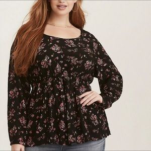 Gorgeous Torrid floral blouse